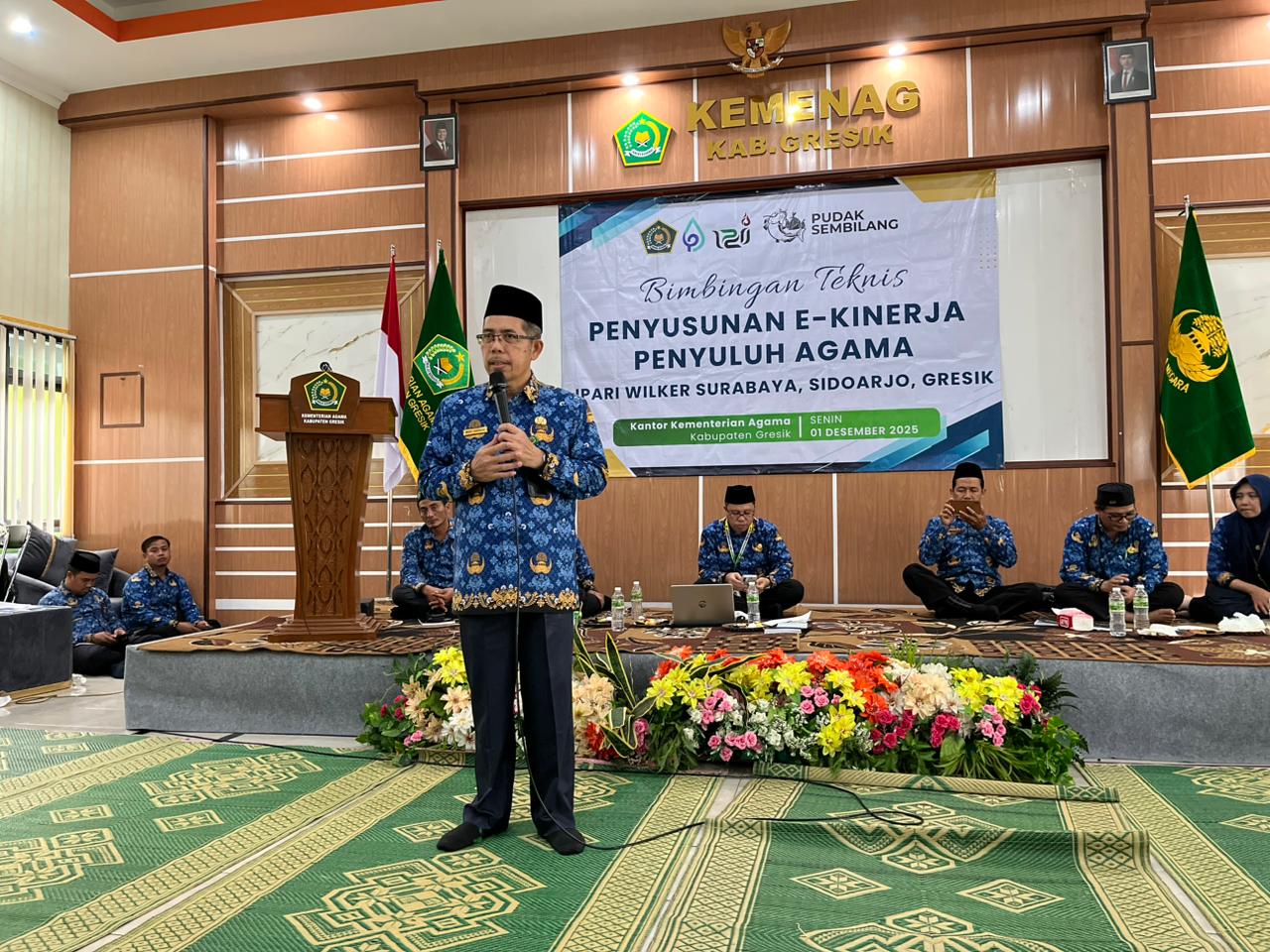 Penyuluh Agama Islam KUA Kecamatan Sidoarjo Ikuti Bimbingan Teknis Penyusunan E-Kinerja